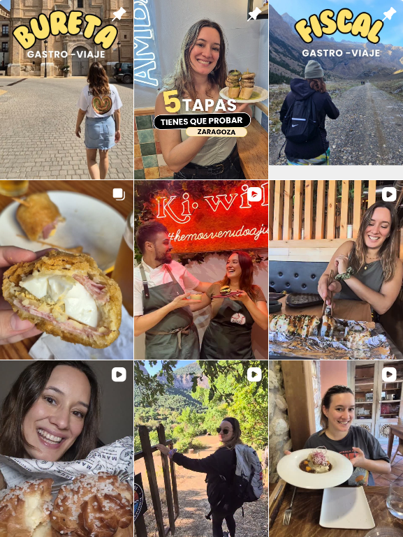 Influencer Foodie @comerenrgz colaborando con marcas de gastronomía – Agencia Brilla