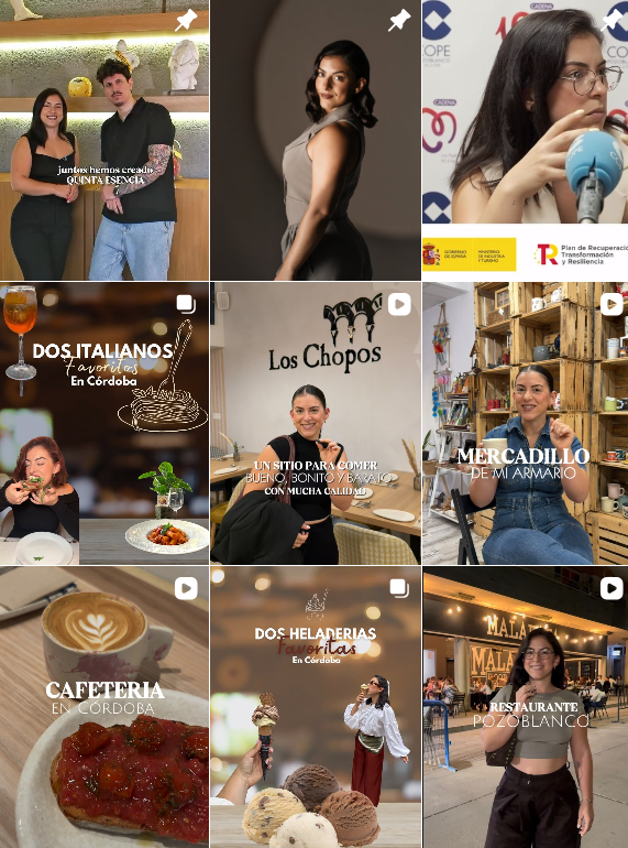 Influencer Foodie @cordobalacarta colaborando con marcas de gastronomía – Agencia Brilla
