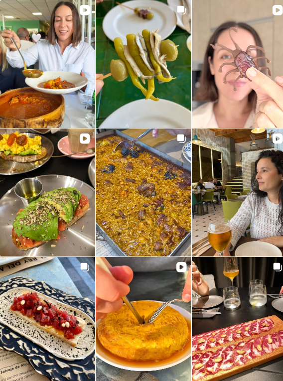 Influencer foodies @tastysouls_vlc colaborando con marcas de gastronomía – Agencia Brilla