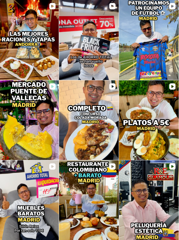 Influencer Foodie/Tiktok freddynopara colaborando con marcas de "gastronomía, tiktok" – Agencia Brilla