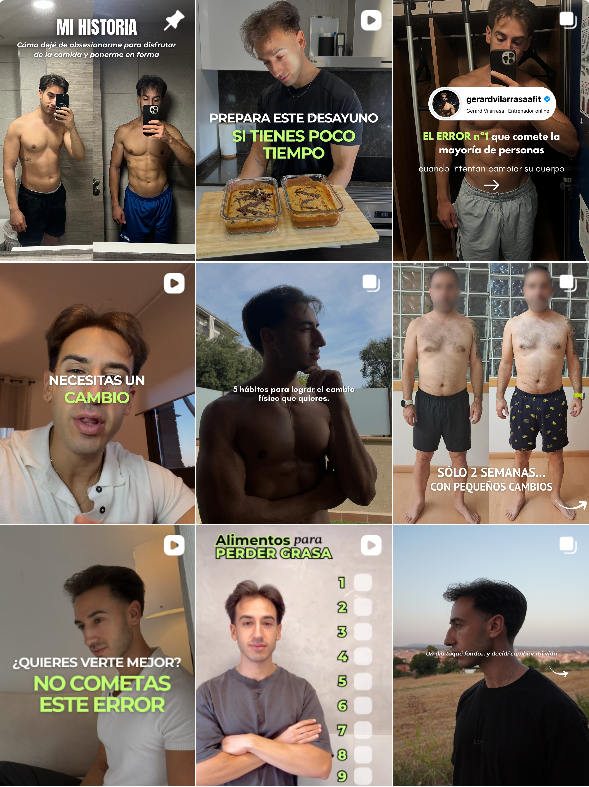 Influencer Recetas/Lifestyle/Tiktok gerardvilarrasaafit colaborando con marcas de "recetas, estilo de vida, tiktok" – Agencia Brilla