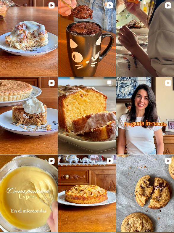 Influencer Recetas @rapacinarerepostera colaborando con marcas de "recetas" – Agencia Brilla
