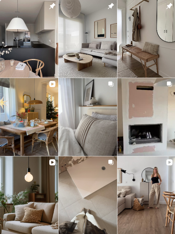 Influencer Decoración @mamiandchic colaborando con marcas de decoraciones – Agencia Brilla