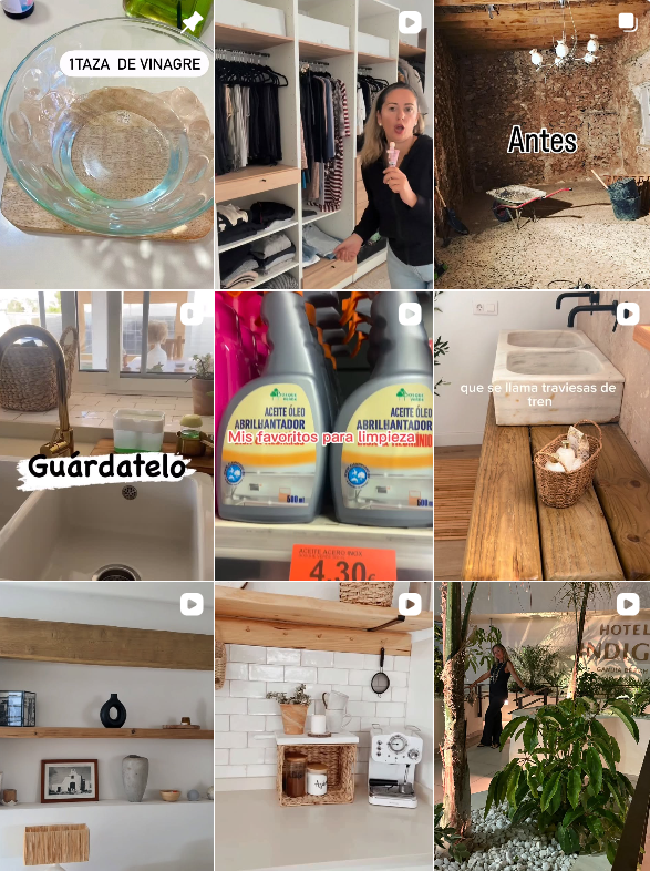 Influencer Decoración @transformando_mi_casa_ colaborando con marcas de decoraciones – Agencia Brilla