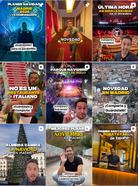 Influencer Lifestyle/Foodie @losmejoresdemadrid_ colaborando con marcas de gastronomía – Agencia Brilla