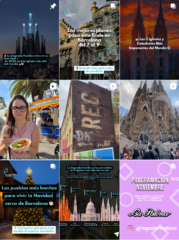 Influencer Lifestyle/Foodie @barcelonainspira colaborando con marcas de gastronomía – Agencia Brilla