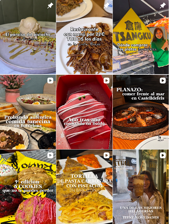 Influencer FOODIE @Alma__foodie colaborando con marcas de "gastronomía" – Agencia Brilla