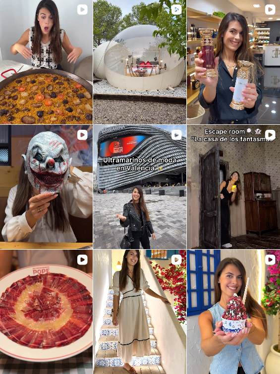 Influencer foodie @comervalenica_ colaborando con marcas de "gastronomía" – Agencia Brilla
