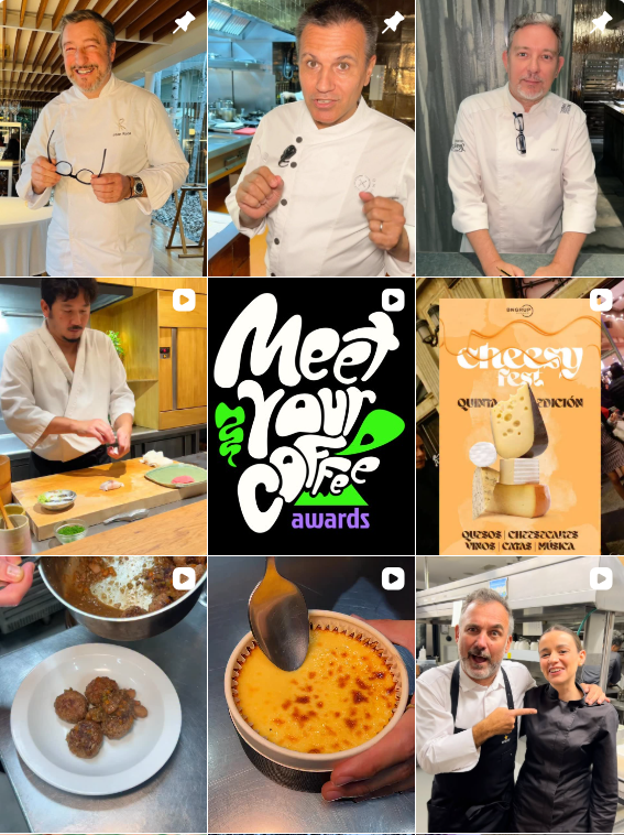 Influencer foodie/tiktok @yummybarcelona colaborando con marcas de "gastronomía" – Agencia Brilla