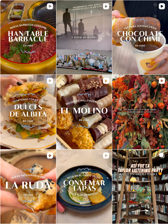 Influencer foodie @vigodelicioso colaborando con marcas de "gastronomía" – Agencia Brilla