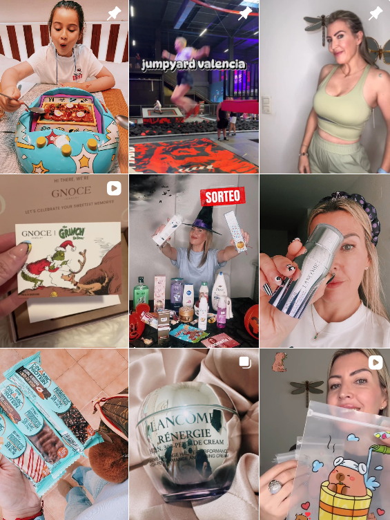 Influencer lifestyle @salceca colaborando con marcas de "estilo de vida" – Agencia Brilla