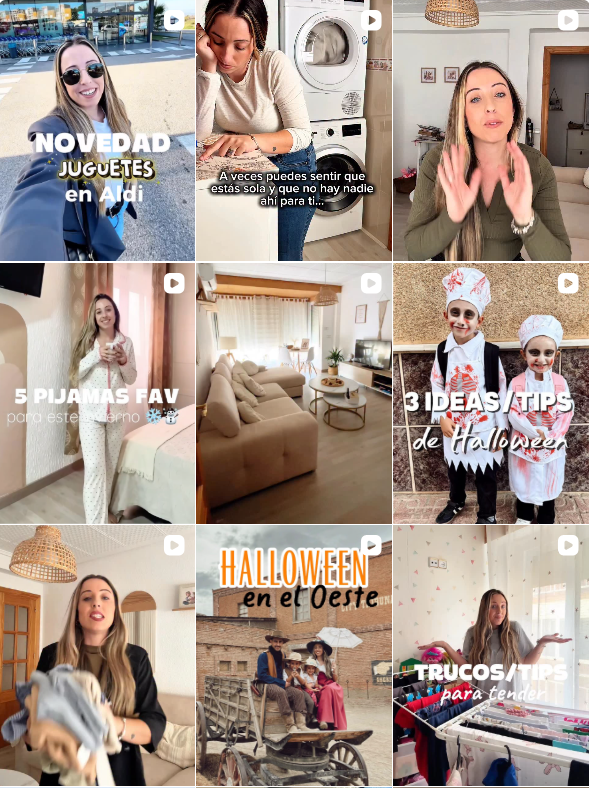 Influencer Mum/Lifestyle familialeonymas colaborando con marcas de "madre, estilo de vida" – Agencia Brilla