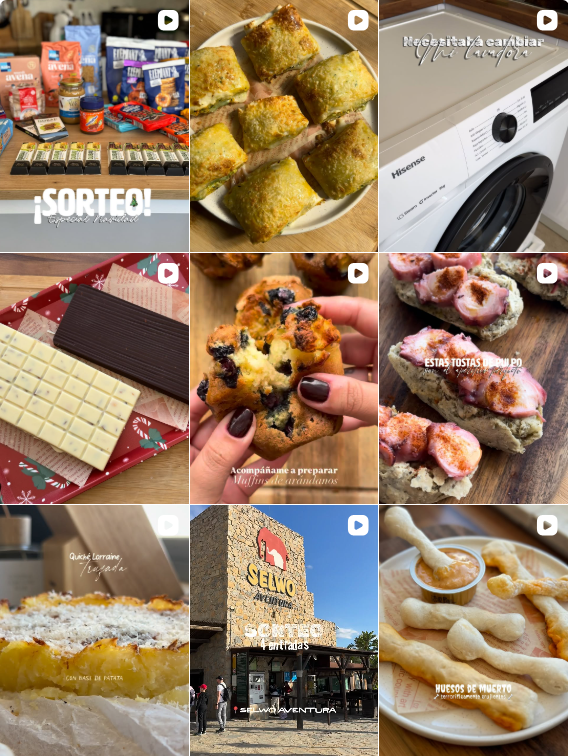 Influencer recetas @cocinacercadelmar colaborando con marcas de "recetas" – Agencia Brilla