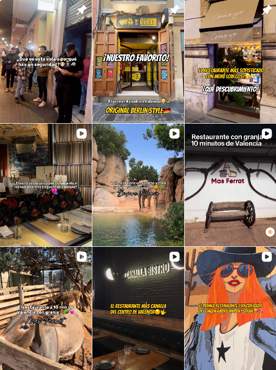 Influencer foodie/travel @delight_food_vlc colaborando con marcas de "gastronomía" – Agencia Brilla