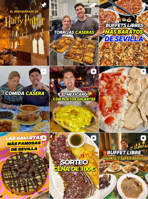 Influencer foodie @unglotonconarte colaborando con marcas de "gastronomía" – Agencia Brilla