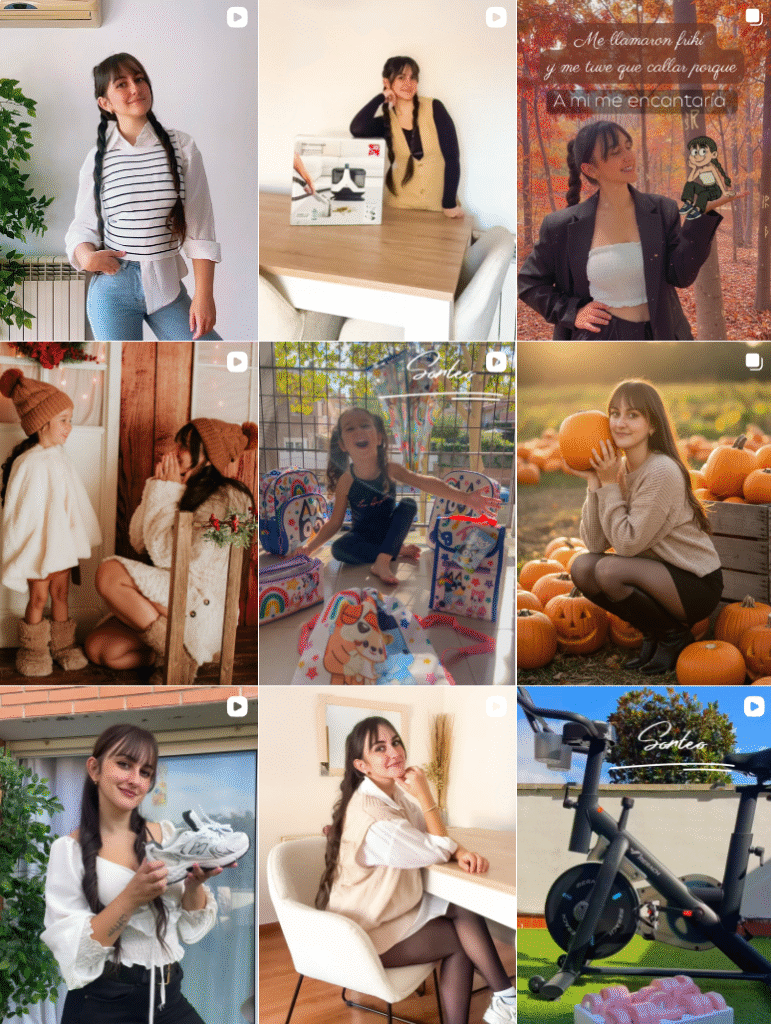 Influencer Lifestyle @Interestela_ colaborando con marcas de estilo de vida – Agencia Brilla.