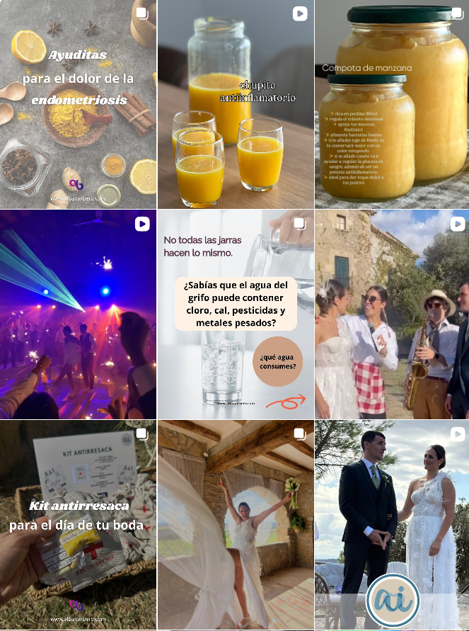 Influencer Lifestyle/Mums @alba_barbero colaborando con marcas de estilo de vida y maternidad – Agencia Brilla.