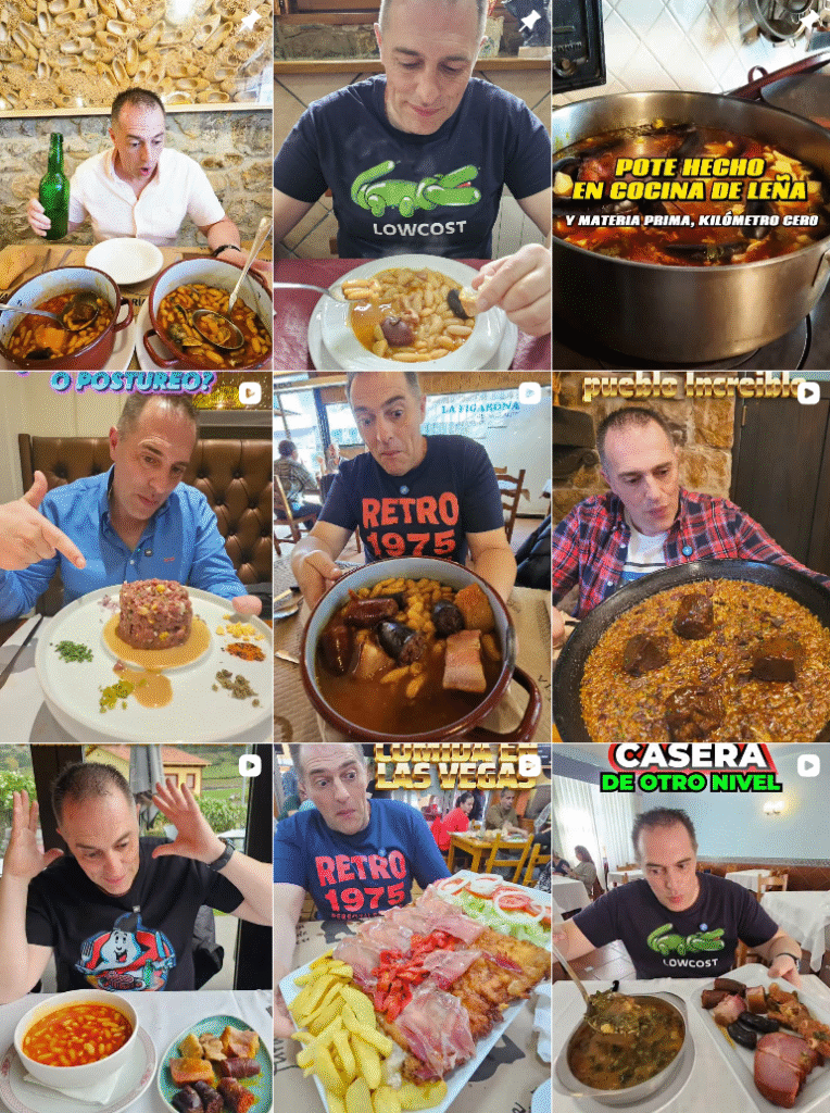 Influencer Foodie @asturiasesenciafolixera colaborando con marcas de gastronomía – Agencia Brilla.