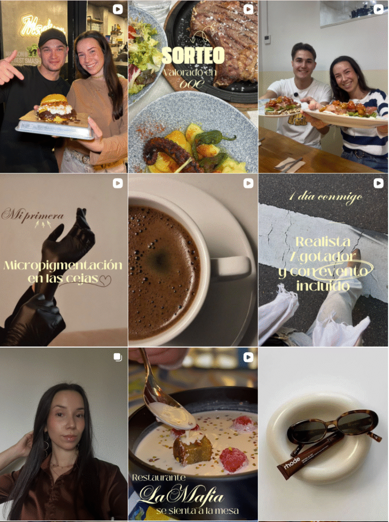 Influencer Foodie @bocamarts colaborando con marcas de gastronomía – Agencia Brilla.