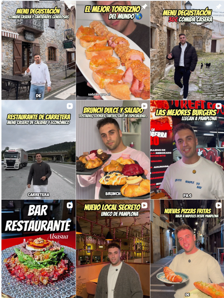 Influencer Foodie @comiendocon_g colaborando con marcas de gastronomía – Agencia Brilla.