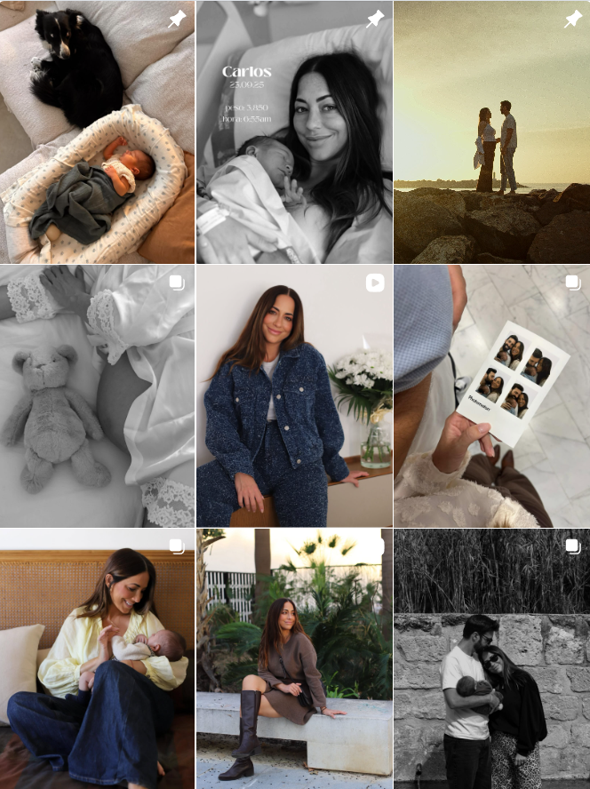 Influencer Mums/Lifestyle @criscalatrava colaborando con marcas de madre y estilo de vida – Agencia Brilla.