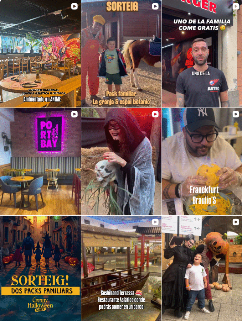 Influencer Foodie y Travel @explorandoenfamilia_bcn colaborando con marcas de gastronomía y viajes – Agencia Brilla.