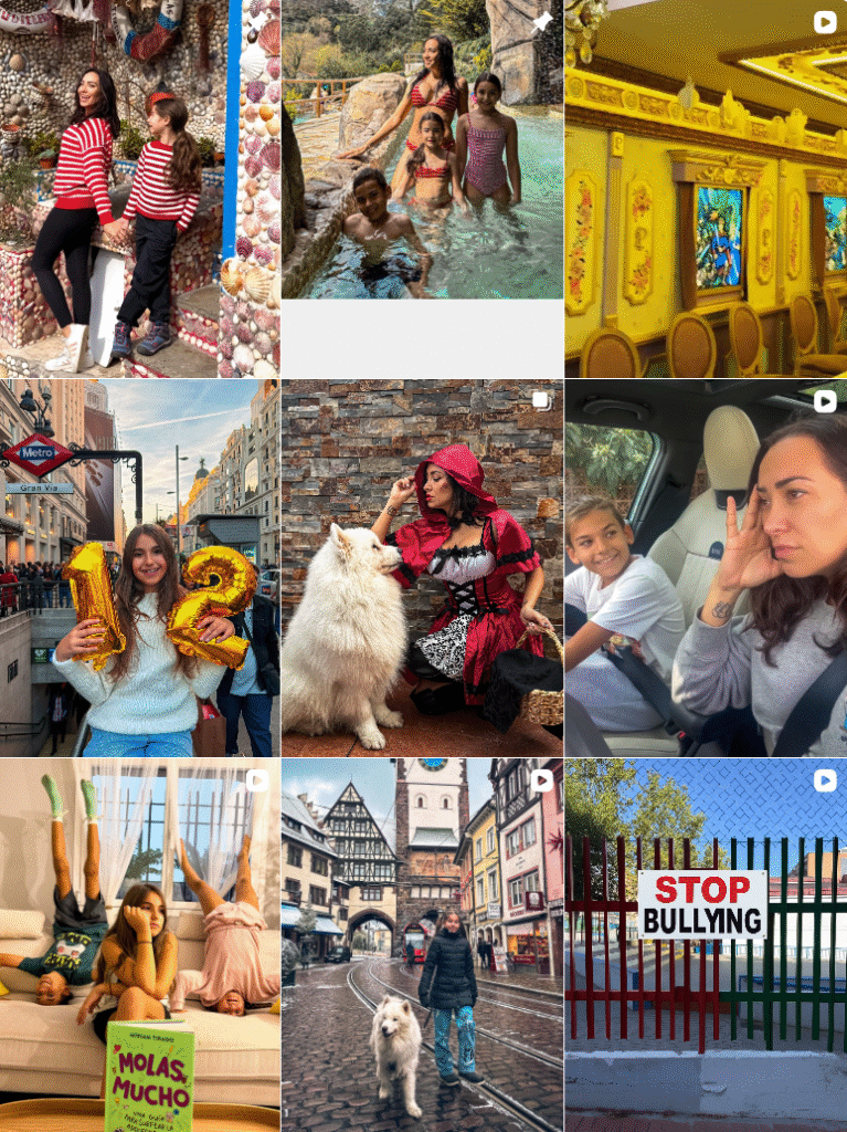 Influencer Mums y Lifestyle @familia_wally colaborando con marcas de madre y estilo de vida – Agencia Brilla.