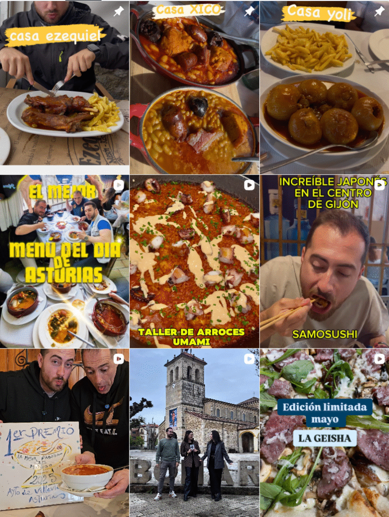 Influencer Foodie @gastrocuiña colaborando con marcas de gastronomía – Agencia Brilla.