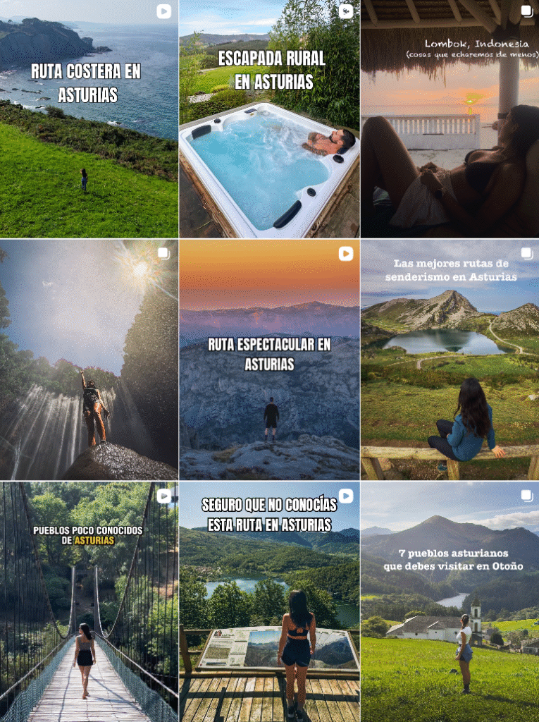 Influencer Foodie y Travel @hacemoslasmaletas colaborando con marcas de gastronomía y viajes – Agencia Brilla.