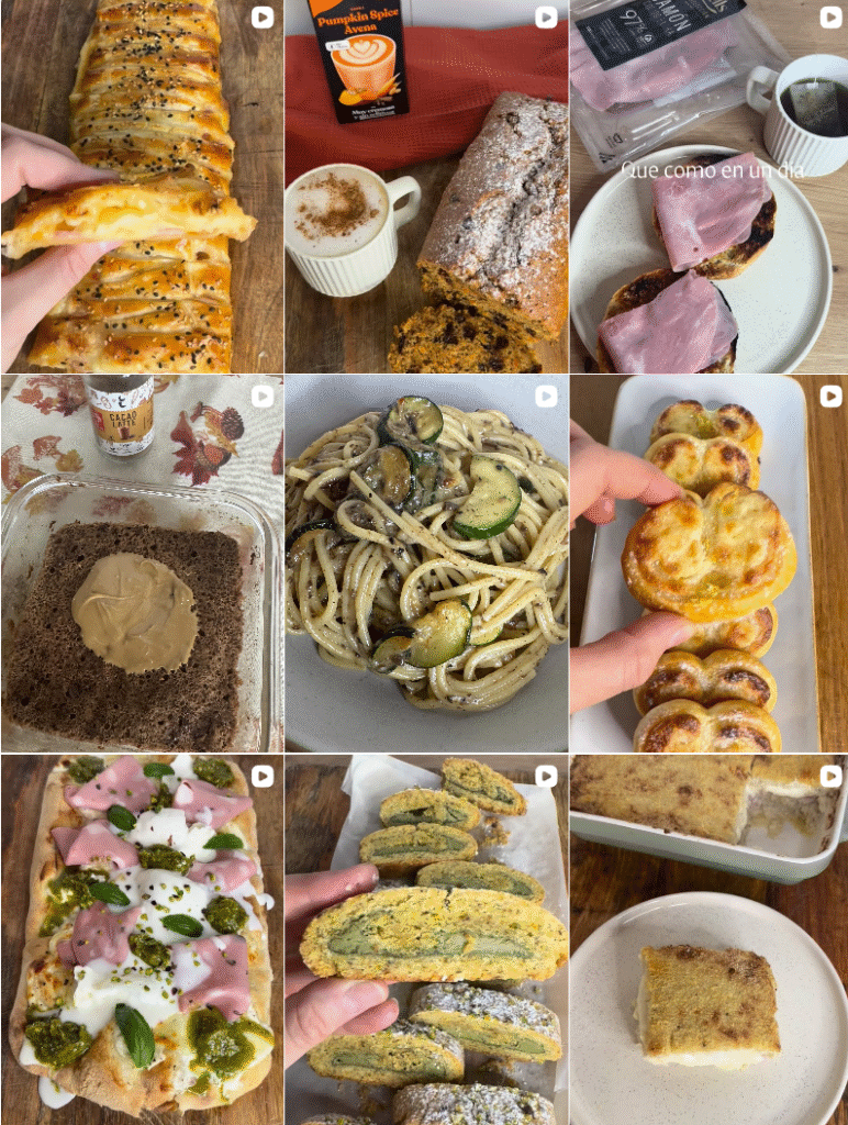 Influencer Recetas @lasrecetasdenata colaborando con marcas de recetas y gastronomía – Agencia Brilla.