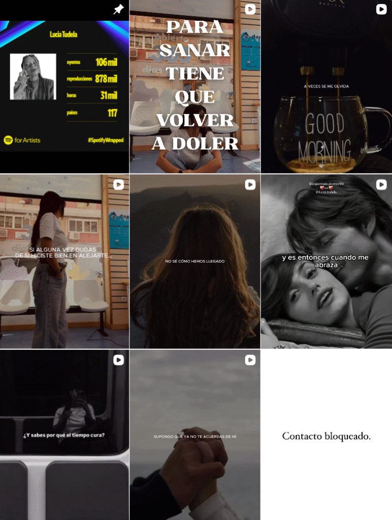 Influencer Lifestyle, Tiktoker, Escritora y Travel @lucia.tudela colaborando con marcas de estilo de vida, tiktok, escritura y viajes – Agencia Brilla.