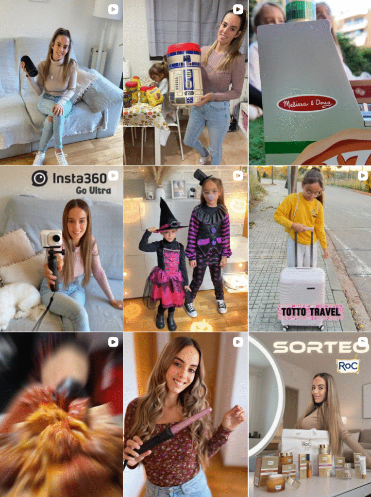 Influencer Lifestyle y Mums @maiiite colaborando con marcas de estilo de vida y maternidad – Agencia Brilla.
