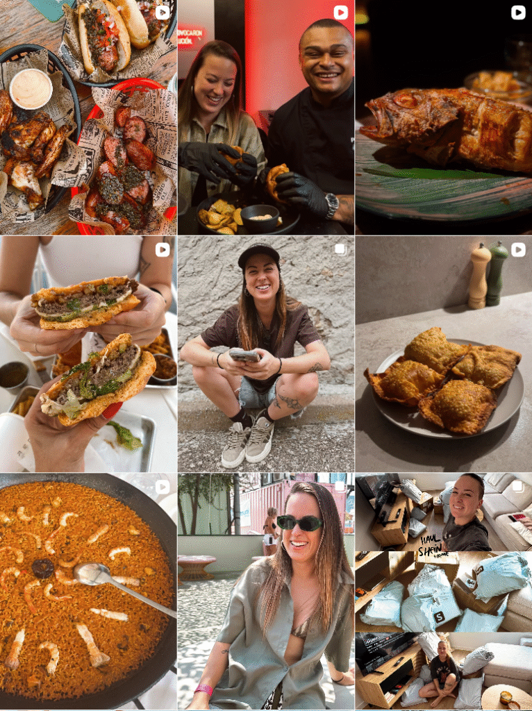 Influencer Foodie @mariatwelve colaborando con marcas de gastronomía – Agencia Brilla.