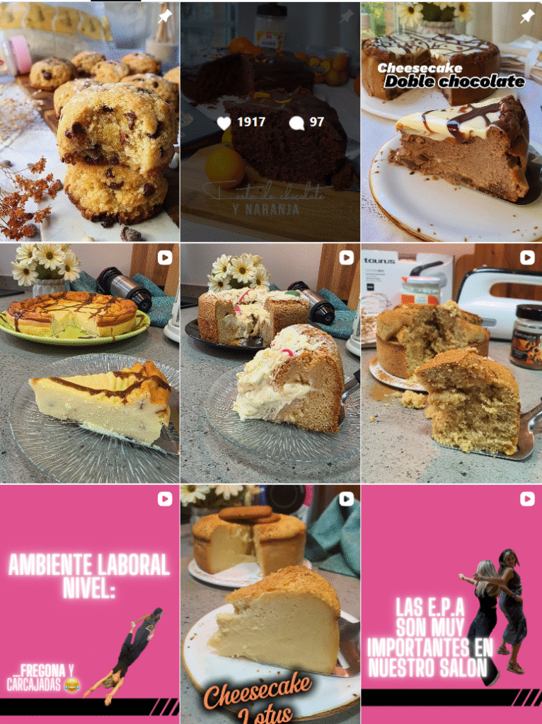 Influencer Recetas y Lifestyle @monicake_style colaborando con marcas de recetas y estilo de vida – Agencia Brilla.