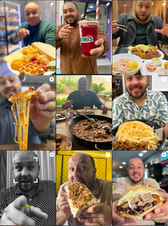 Influencer Foodie @nicoelvaliente colaborando con marcas de “gastronomía” – Agencia Brilla