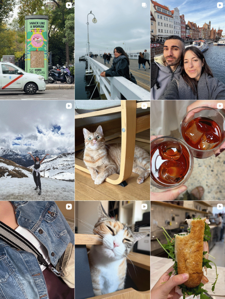 Influencer Foodie y Travel @nievesmy colaborando con marcas de gastronomía y viajes – Agencia Brilla.