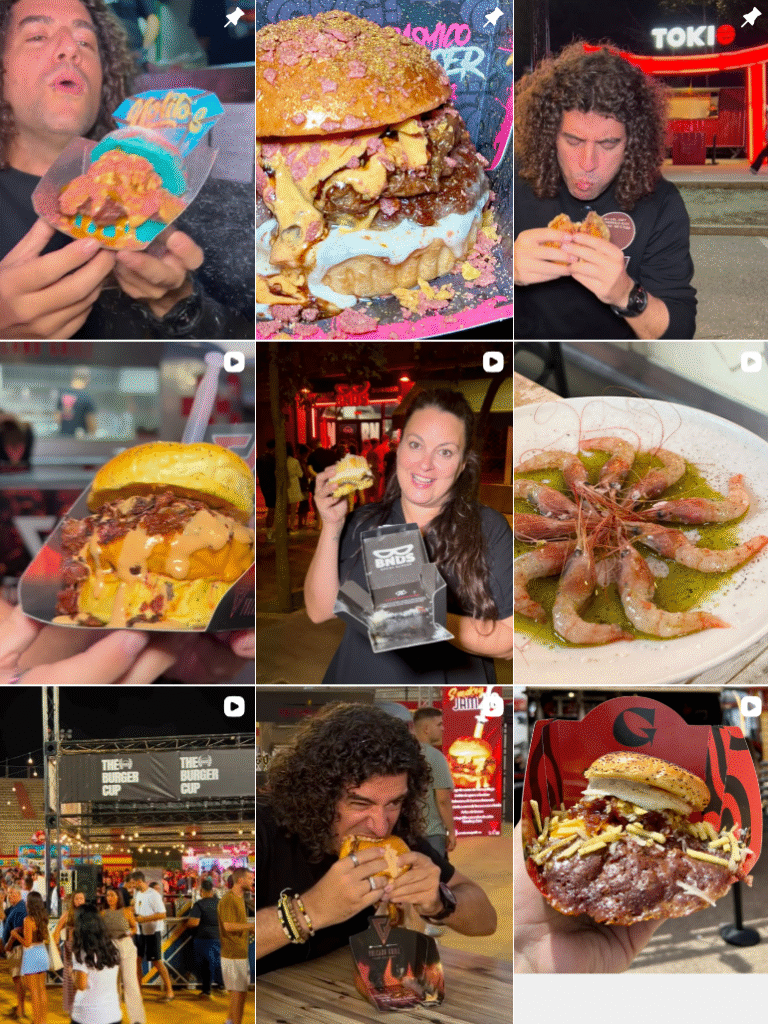 Influencer Foodie @placergastronomico colaborando con marcas de gastronomía – Agencia Brilla.