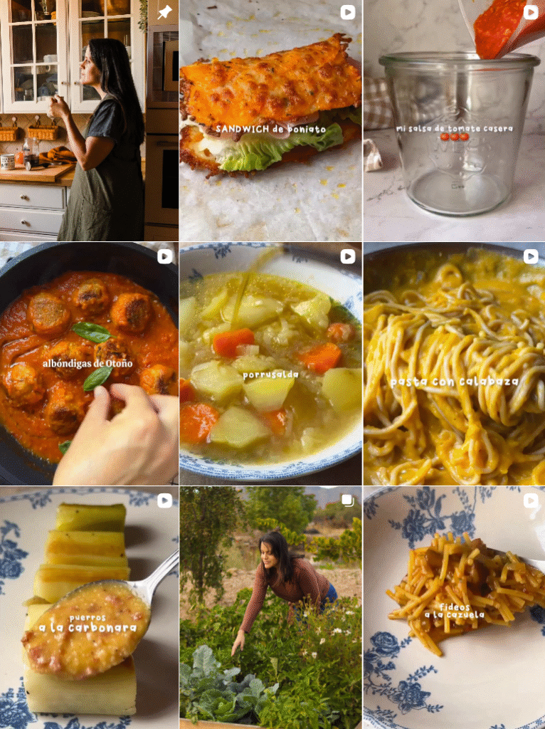 Influencer Foodie, Recetas y Lifestyle @recetasparaserfeliz colaborando con marcas de gastronomía, recetas y estilo de vida – Agencia Brilla.