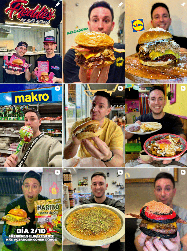 Influencer Foodie @rutafatness colaborando con marcas de gastronomía – Agencia Brilla.