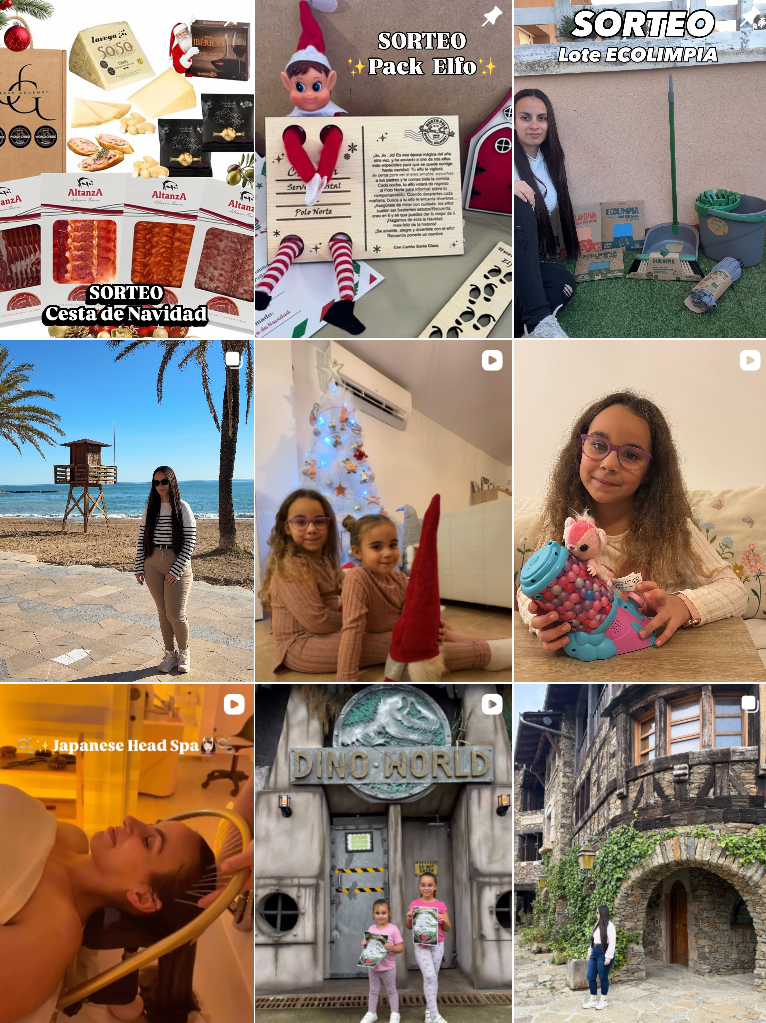 Influencer Tiktoker y Mums @sandrinaferre29 colaborando con marcas de tiktok y maternidad – Agencia Brilla.