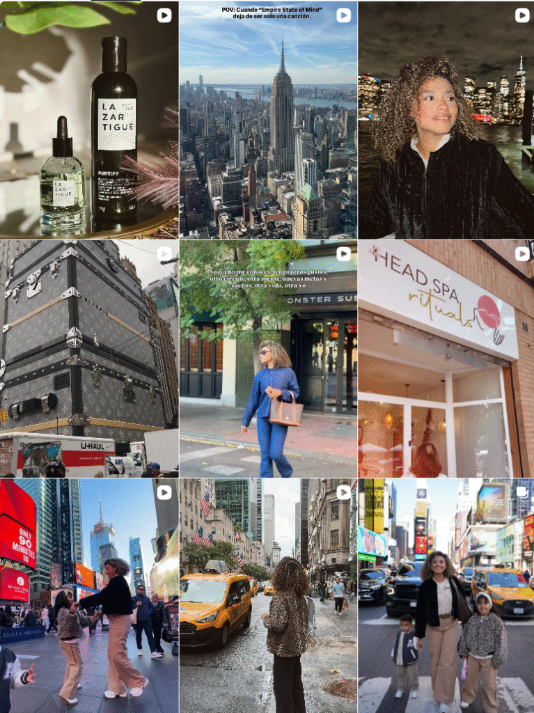 Influencer Lifestyle @sharonqnez colaborando con marcas de estilo de vida – Agencia Brilla.