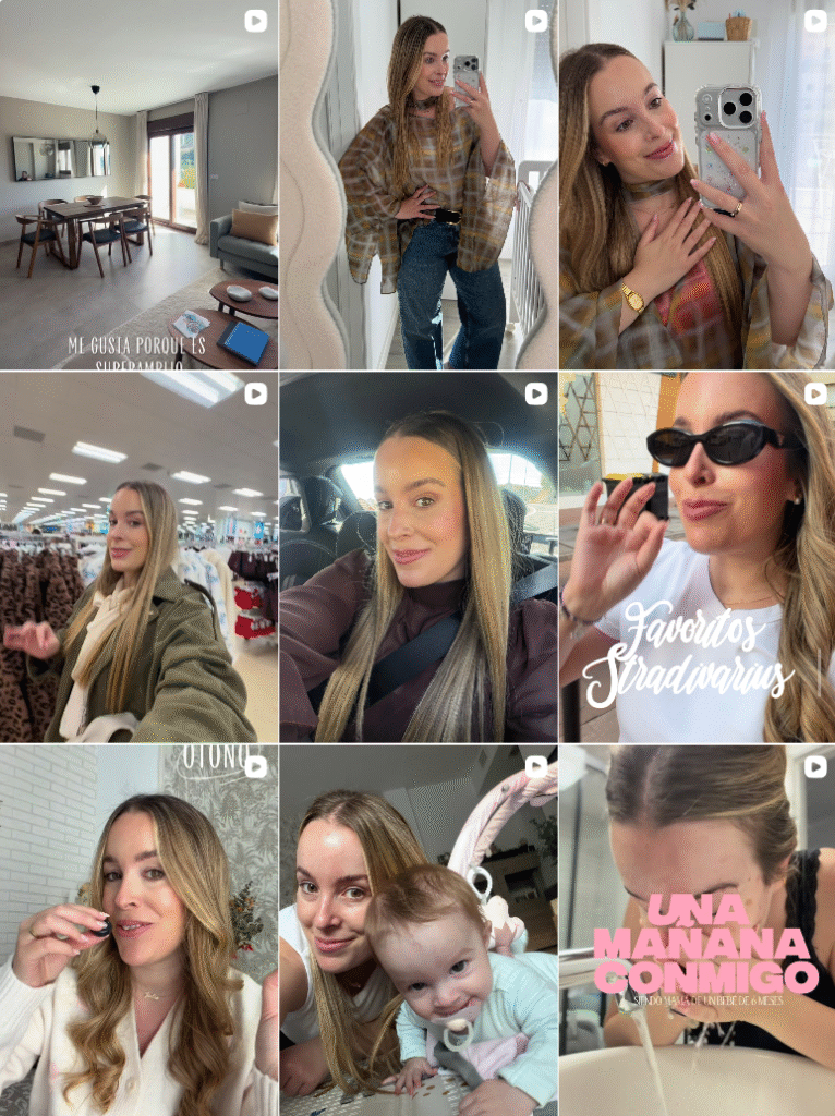 Influencer Mums y Lifestyle @soyjuliadelcastillo colaborando con marcas de madre y estilo de vida – Agencia Brilla.