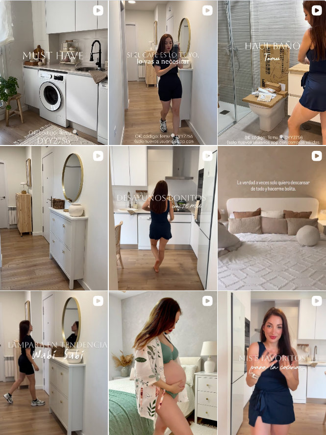 Influencer Deco @stradeco colaborando con marcas de decoración – Agencia Brilla.