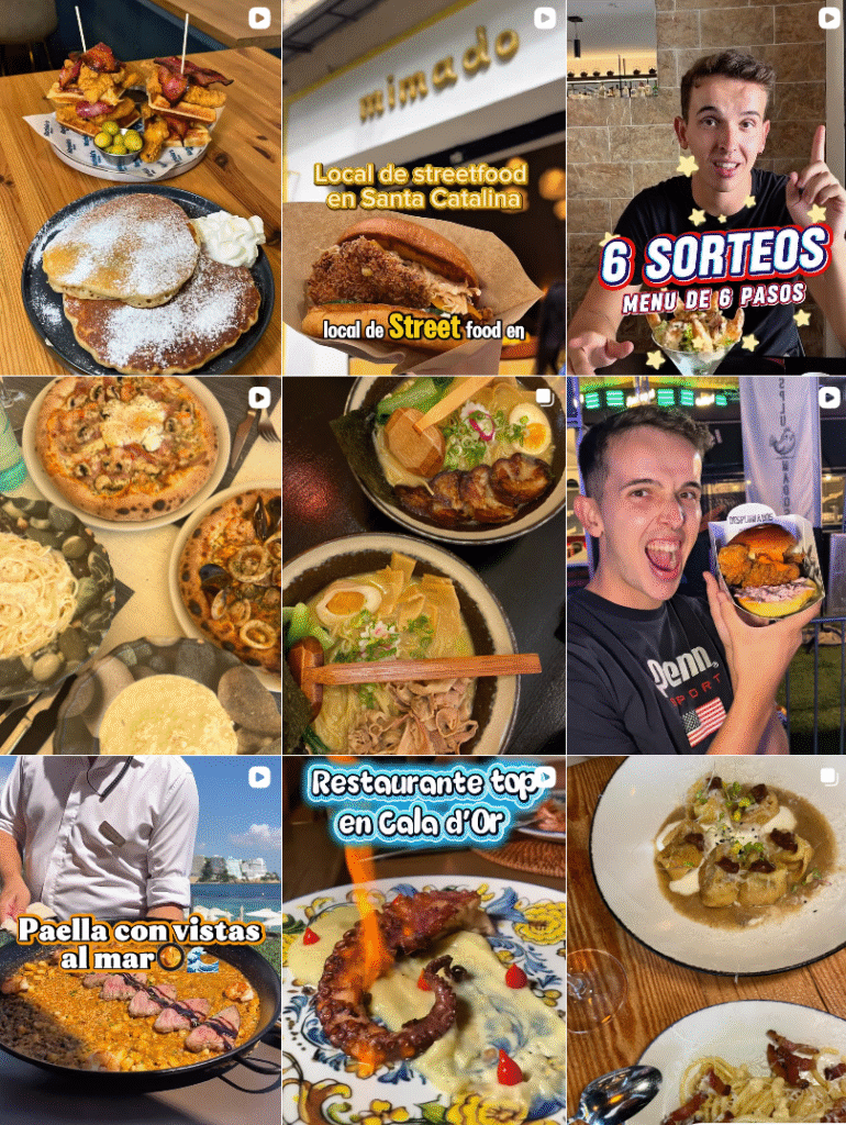 Influencer Foodie @tastantmallorca colaborando con marcas de gastronomía – Agencia Brilla.