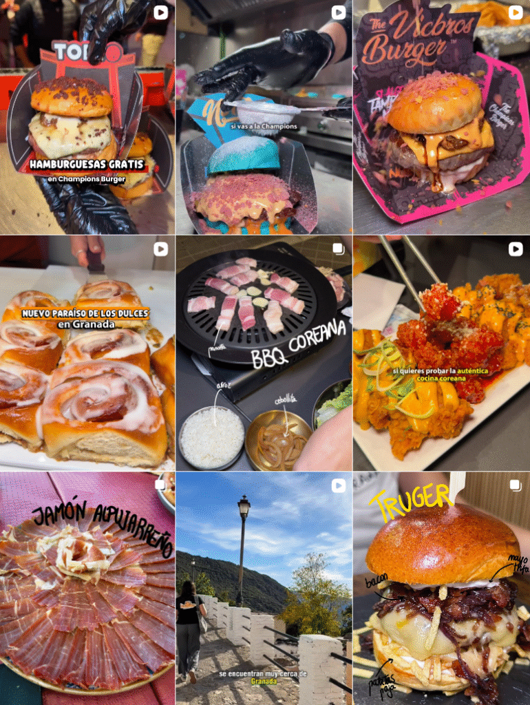 Influencer Foodie @tecomogranada colaborando con marcas de gastronomía – Agencia Brilla.