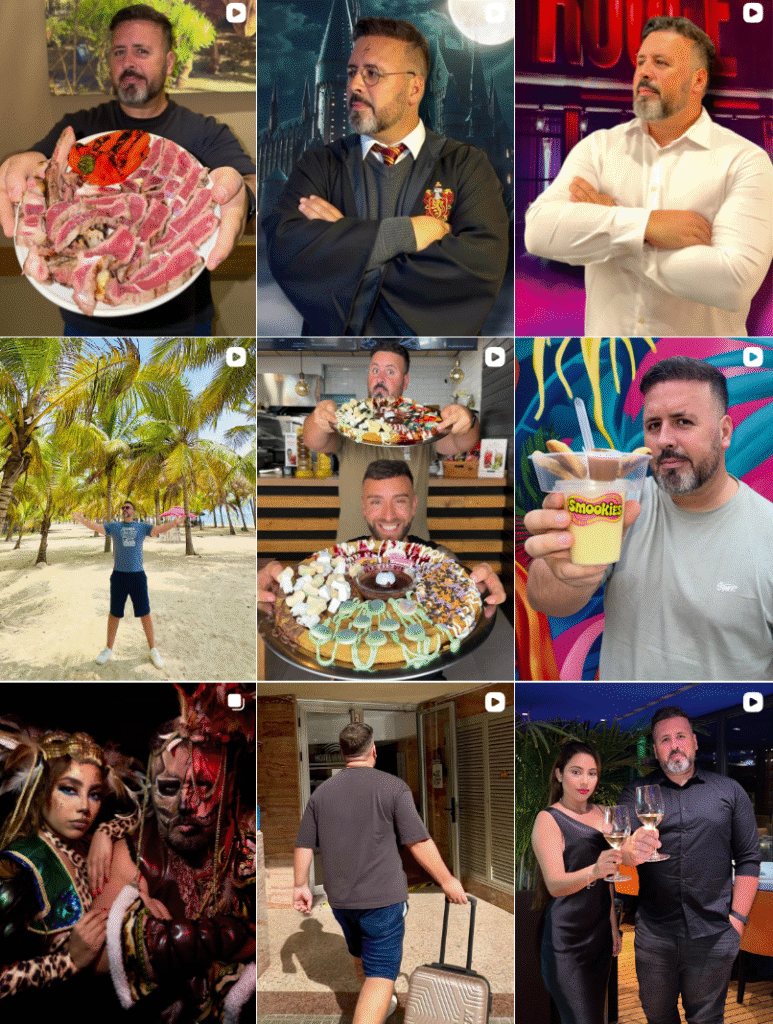 Influencer Foodie @thenesor colaborando con marcas de gastronomía – Agencia Brilla.