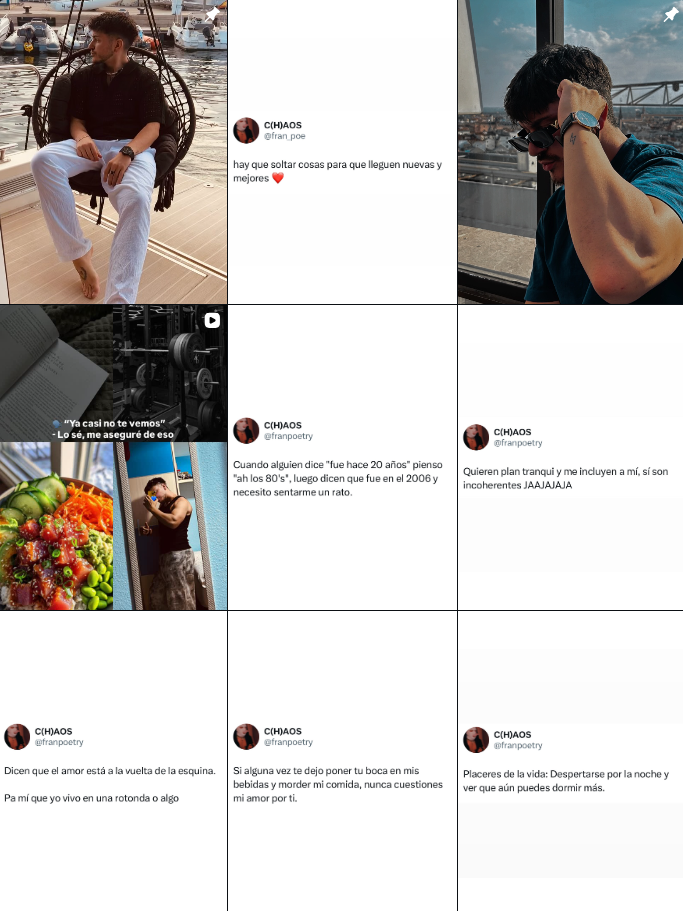 Influencer Lifestyle @fran.poetry colaborando con marcas de estilo de vida – Agencia Brilla