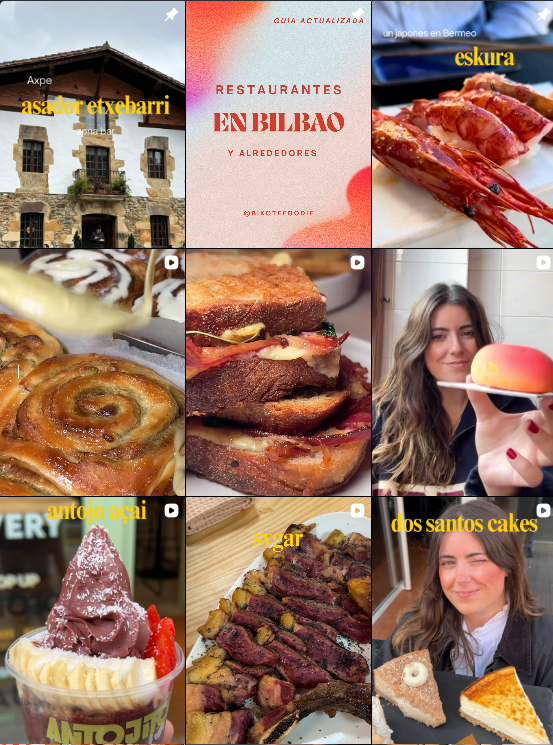 Influencer Foodie @bikotefoodie colaborando con marcas de “gastronomía” – Agencia Brilla