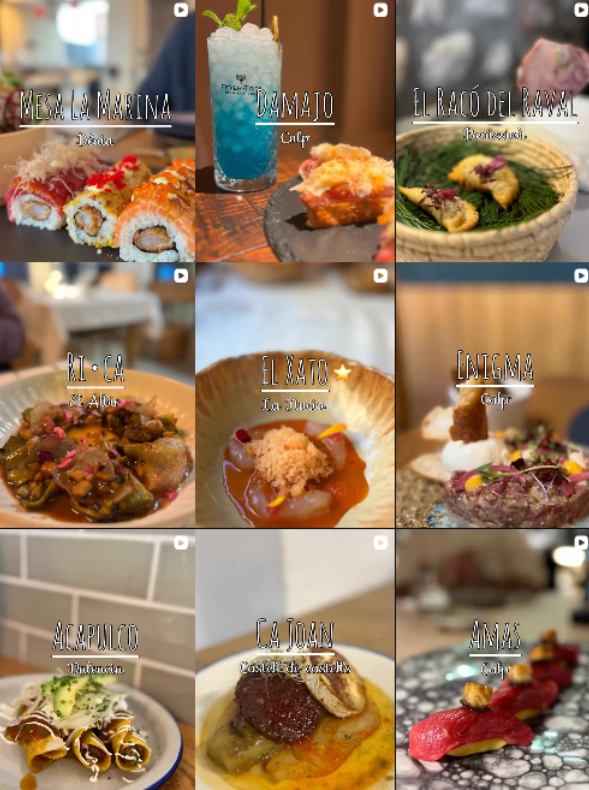 Influencer foodie @eatrepeat_vlc colaborando con marcas de "gastronomía" – Agencia Brilla