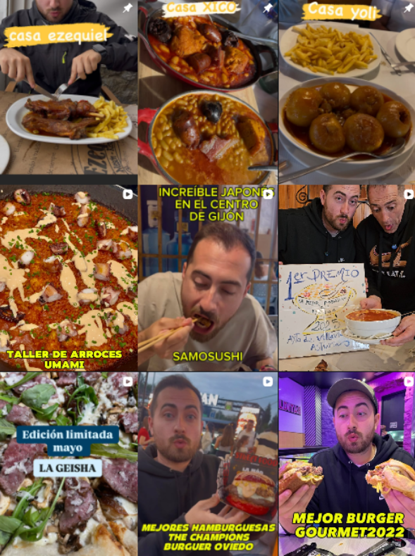 Influencer Foodie @gastrocuiña colaborando con marcas de gastronomía – Agencia Brilla.